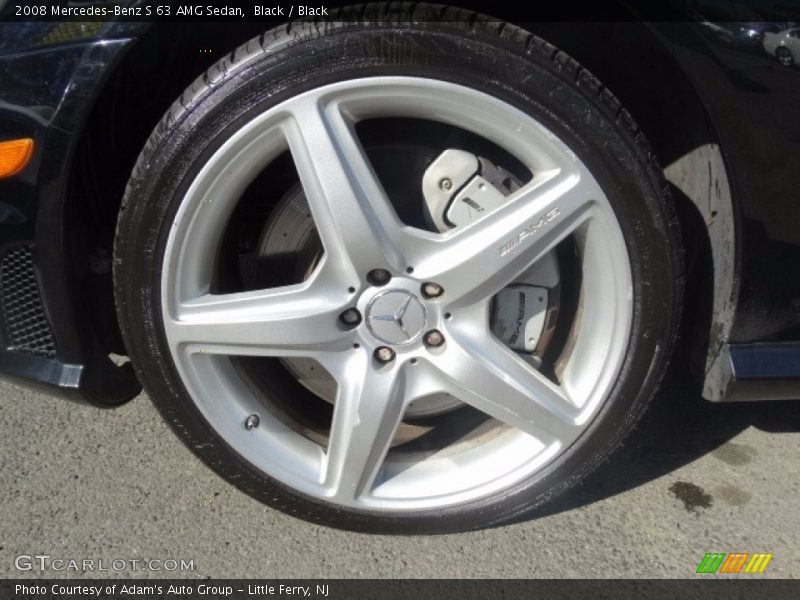Black / Black 2008 Mercedes-Benz S 63 AMG Sedan