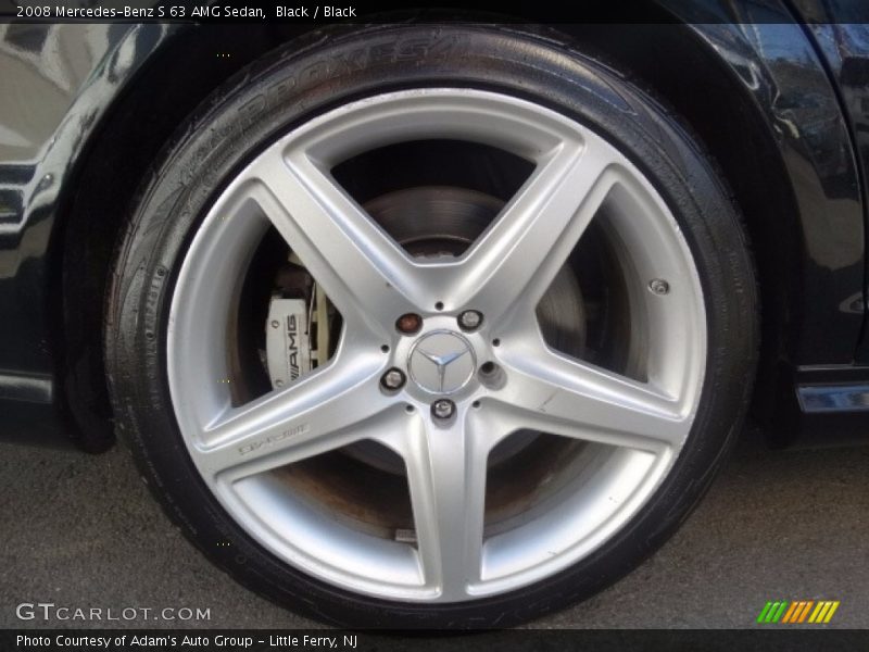Black / Black 2008 Mercedes-Benz S 63 AMG Sedan