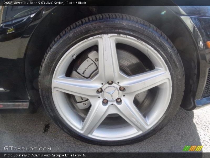 Black / Black 2008 Mercedes-Benz S 63 AMG Sedan