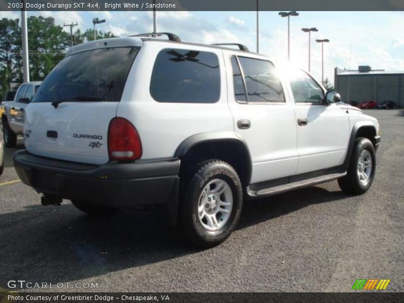 Bright White / Sandstone 2003 Dodge Durango SXT 4x4