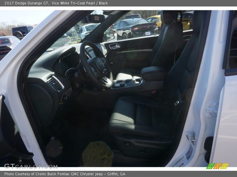 Vice White Tri-Coat Pearl / Black 2017 Dodge Durango GT