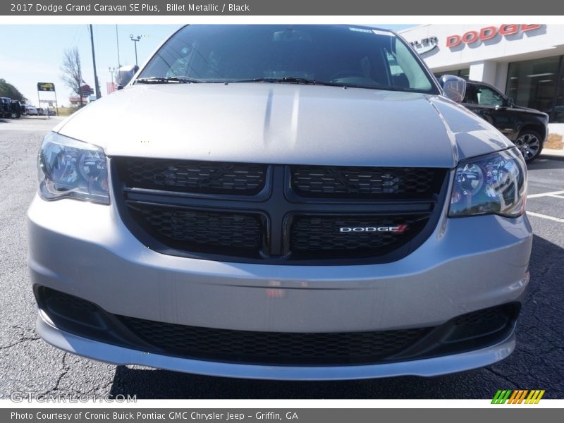 Billet Metallic / Black 2017 Dodge Grand Caravan SE Plus