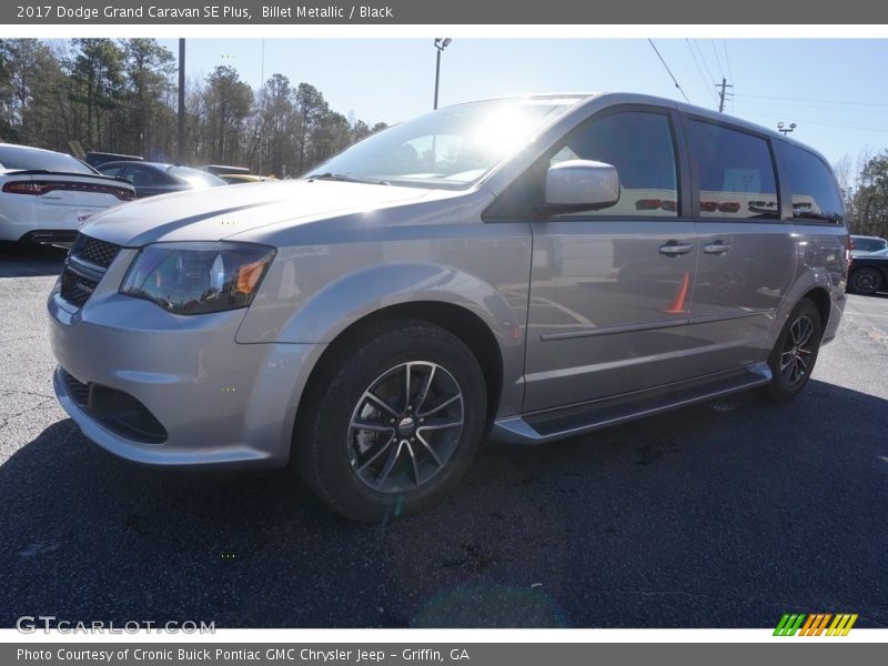 Billet Metallic / Black 2017 Dodge Grand Caravan SE Plus