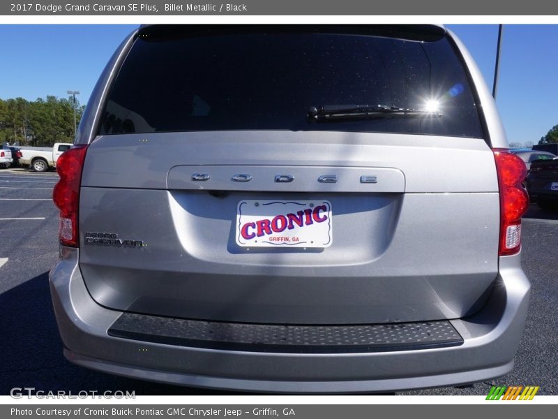 Billet Metallic / Black 2017 Dodge Grand Caravan SE Plus