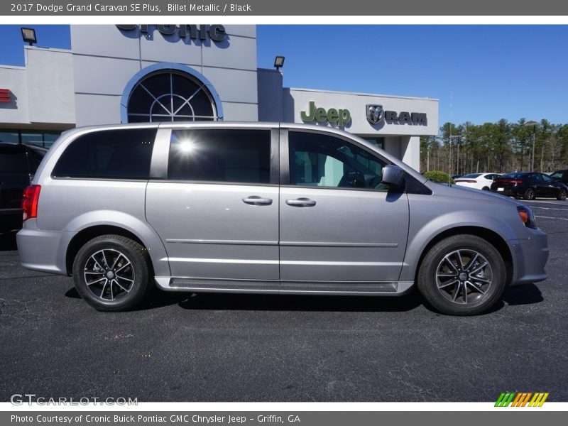 Billet Metallic / Black 2017 Dodge Grand Caravan SE Plus