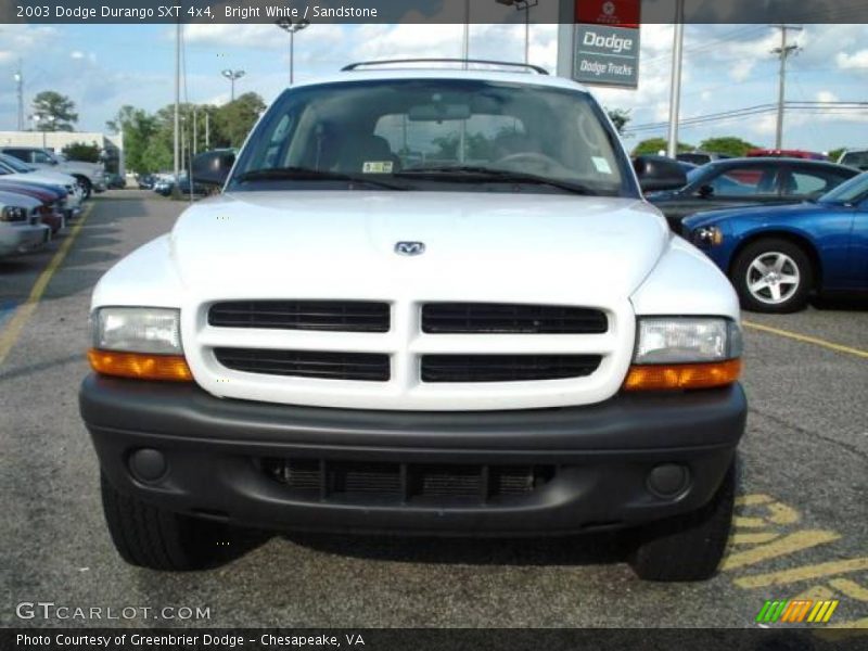 Bright White / Sandstone 2003 Dodge Durango SXT 4x4