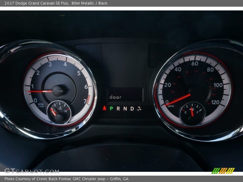Billet Metallic / Black 2017 Dodge Grand Caravan SE Plus