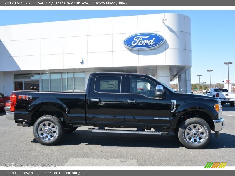 Shadow Black / Black 2017 Ford F250 Super Duty Lariat Crew Cab 4x4