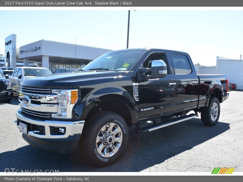Shadow Black / Black 2017 Ford F250 Super Duty Lariat Crew Cab 4x4