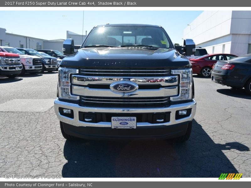 Shadow Black / Black 2017 Ford F250 Super Duty Lariat Crew Cab 4x4