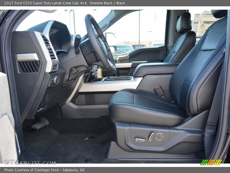 Front Seat of 2017 F250 Super Duty Lariat Crew Cab 4x4