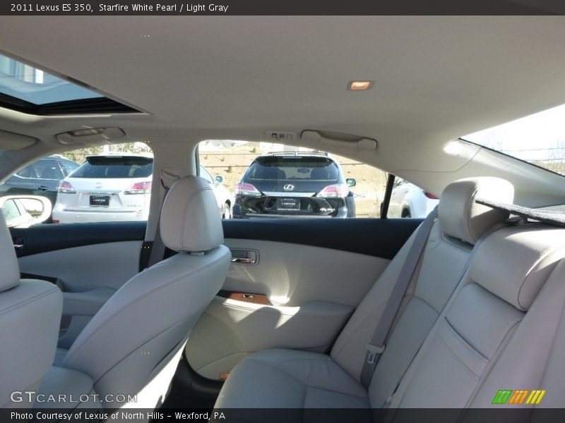 Starfire White Pearl / Light Gray 2011 Lexus ES 350