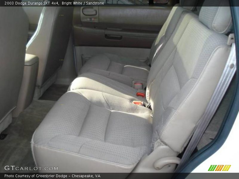 Bright White / Sandstone 2003 Dodge Durango SXT 4x4