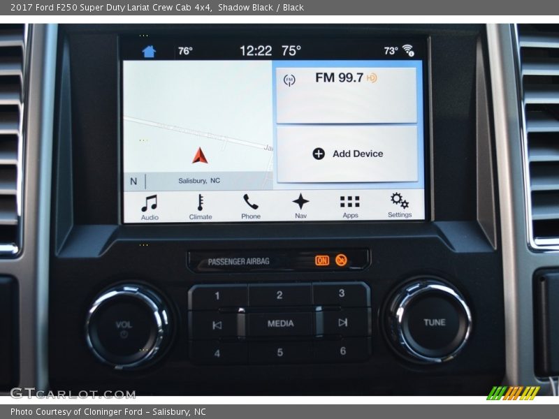 Shadow Black / Black 2017 Ford F250 Super Duty Lariat Crew Cab 4x4