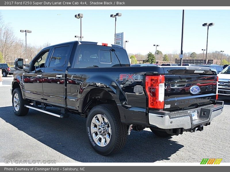 Shadow Black / Black 2017 Ford F250 Super Duty Lariat Crew Cab 4x4