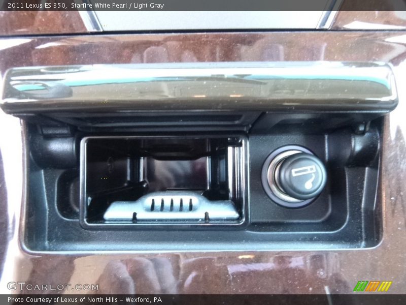 Starfire White Pearl / Light Gray 2011 Lexus ES 350