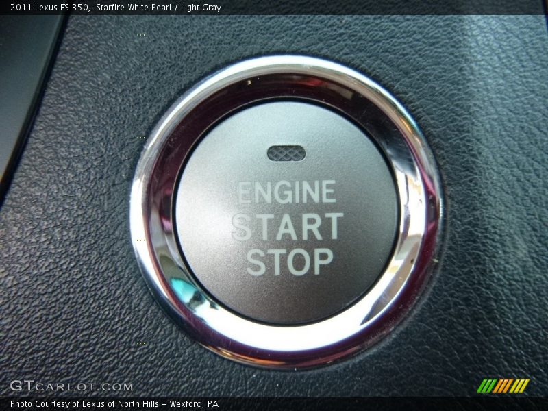 Starfire White Pearl / Light Gray 2011 Lexus ES 350