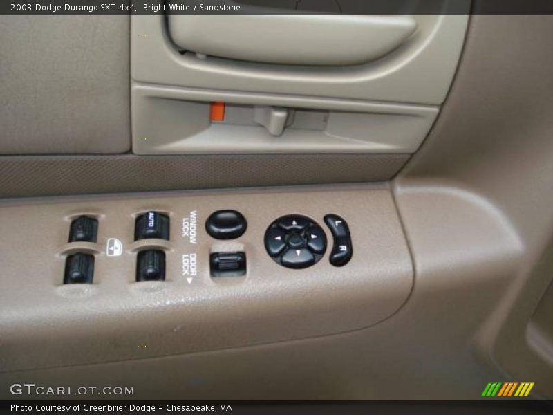 Bright White / Sandstone 2003 Dodge Durango SXT 4x4