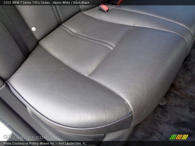 Alpine White / Black/Black 2005 BMW 7 Series 745Li Sedan
