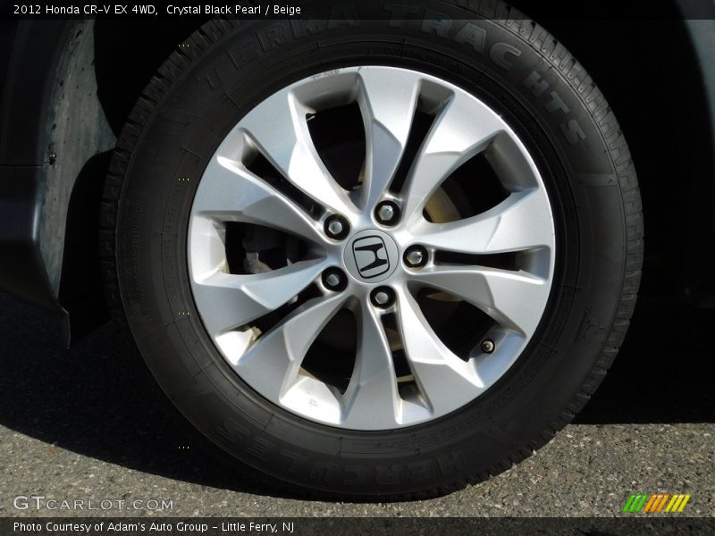 Crystal Black Pearl / Beige 2012 Honda CR-V EX 4WD