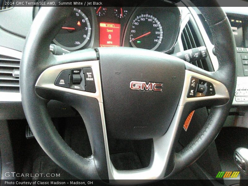 Summit White / Jet Black 2014 GMC Terrain SLE AWD
