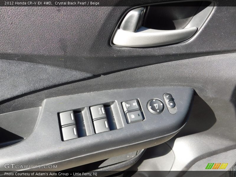 Crystal Black Pearl / Beige 2012 Honda CR-V EX 4WD
