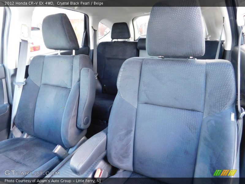 Crystal Black Pearl / Beige 2012 Honda CR-V EX 4WD