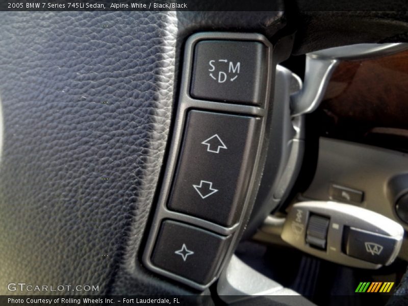 Alpine White / Black/Black 2005 BMW 7 Series 745Li Sedan