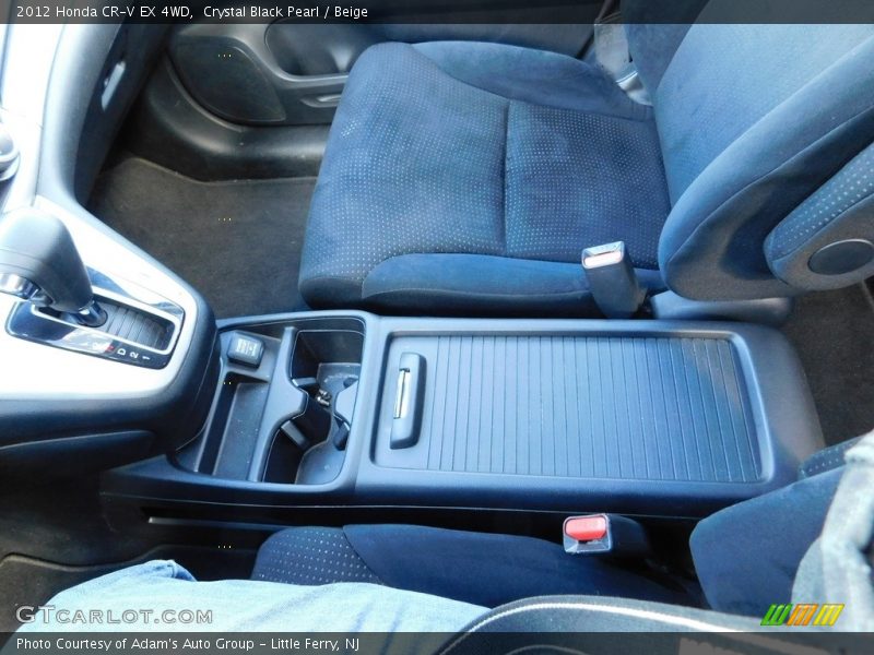 Crystal Black Pearl / Beige 2012 Honda CR-V EX 4WD