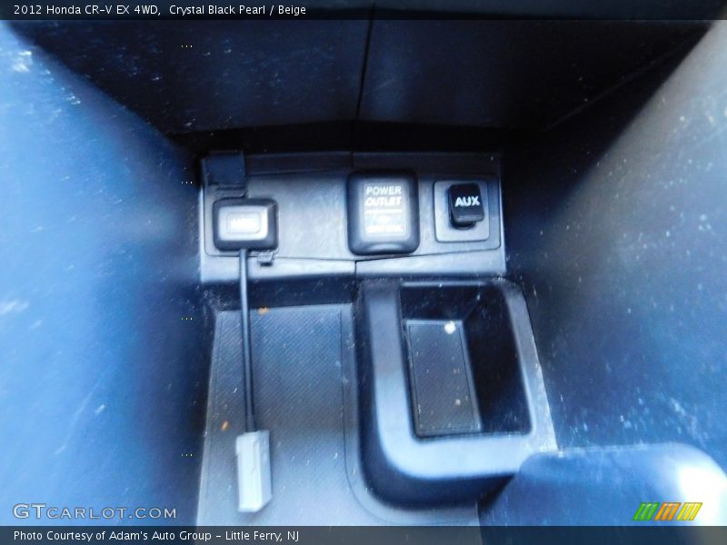 Crystal Black Pearl / Beige 2012 Honda CR-V EX 4WD