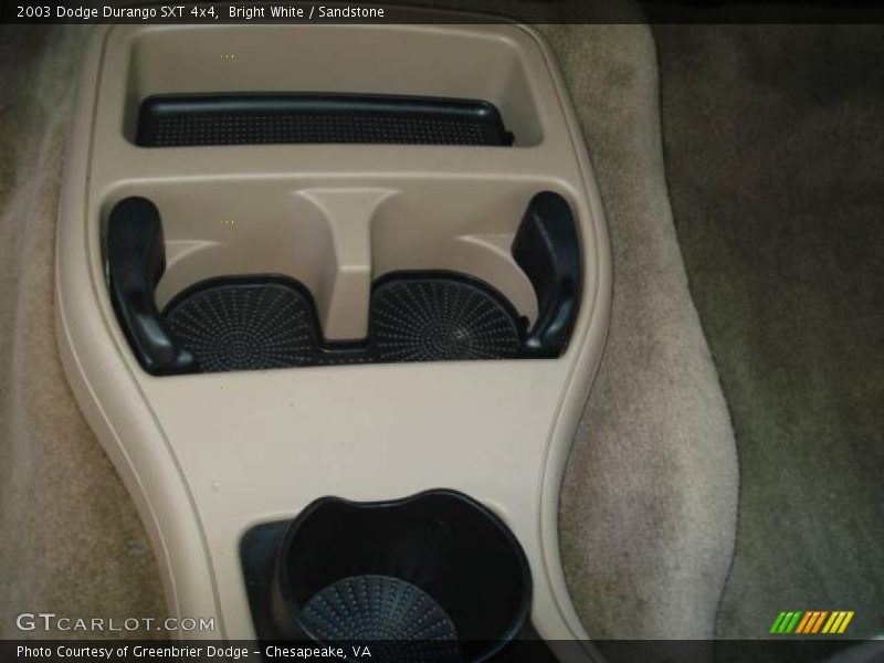 Bright White / Sandstone 2003 Dodge Durango SXT 4x4