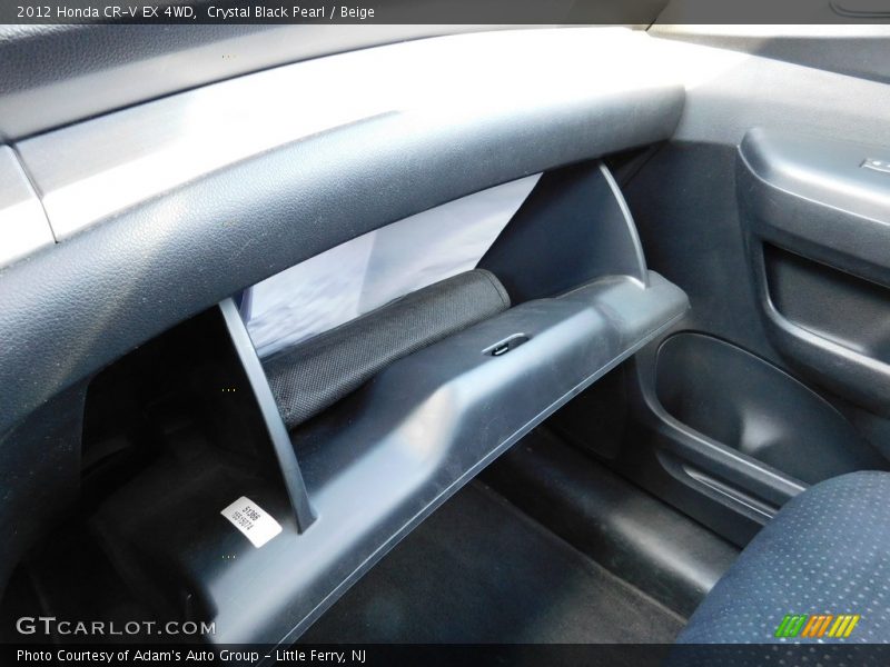 Crystal Black Pearl / Beige 2012 Honda CR-V EX 4WD