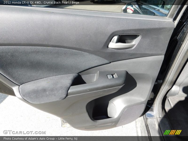 Crystal Black Pearl / Beige 2012 Honda CR-V EX 4WD