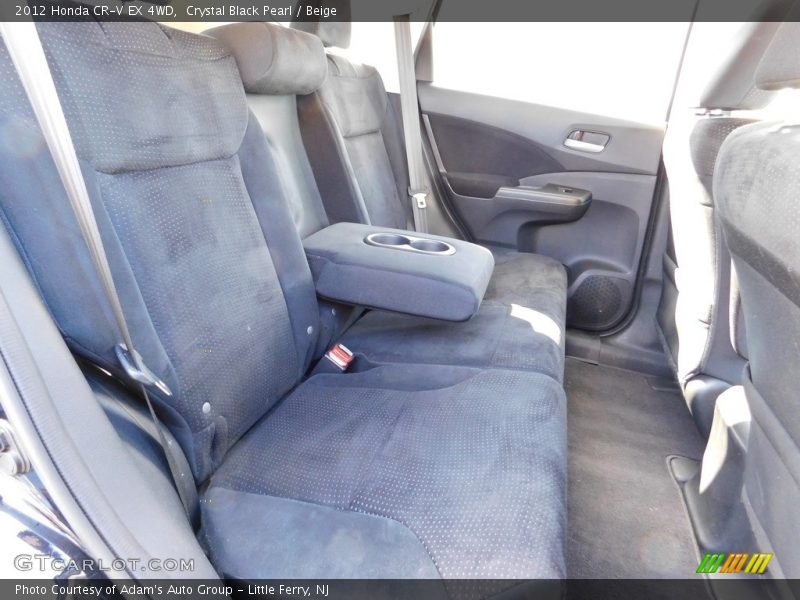 Crystal Black Pearl / Beige 2012 Honda CR-V EX 4WD