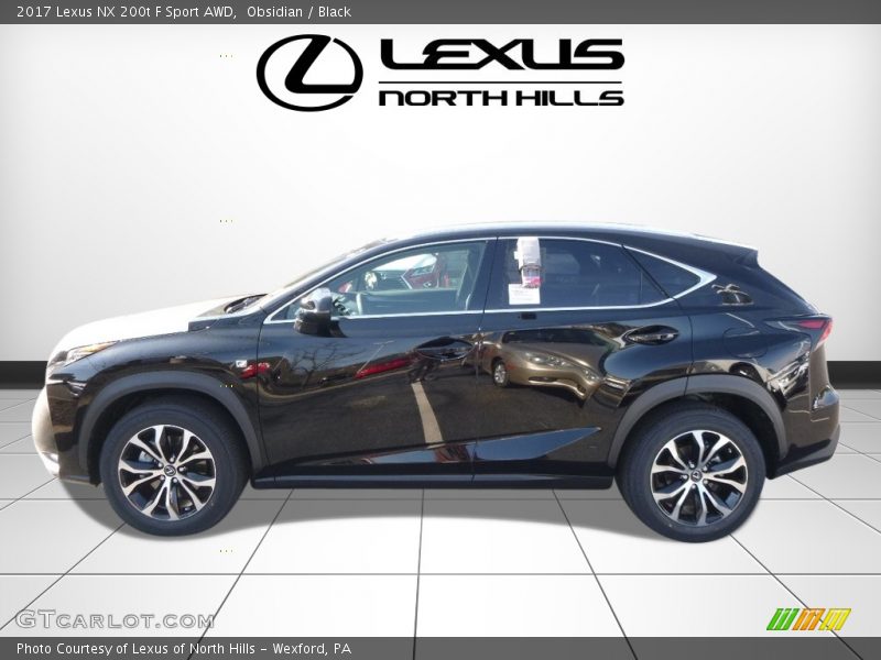 Obsidian / Black 2017 Lexus NX 200t F Sport AWD