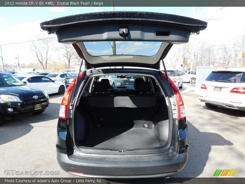 Crystal Black Pearl / Beige 2012 Honda CR-V EX 4WD