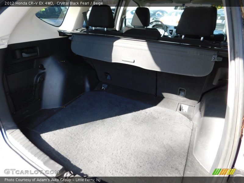 Crystal Black Pearl / Beige 2012 Honda CR-V EX 4WD