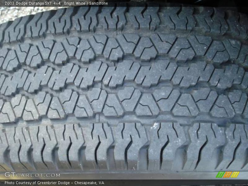 Bright White / Sandstone 2003 Dodge Durango SXT 4x4