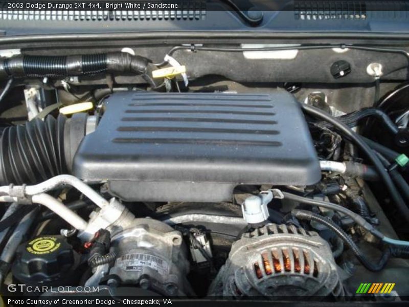 Bright White / Sandstone 2003 Dodge Durango SXT 4x4