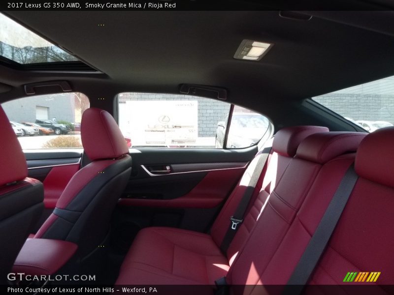 Smoky Granite Mica / Rioja Red 2017 Lexus GS 350 AWD