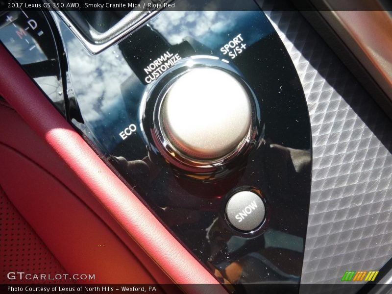 Smoky Granite Mica / Rioja Red 2017 Lexus GS 350 AWD