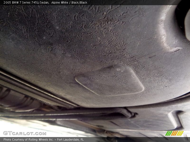 Alpine White / Black/Black 2005 BMW 7 Series 745Li Sedan