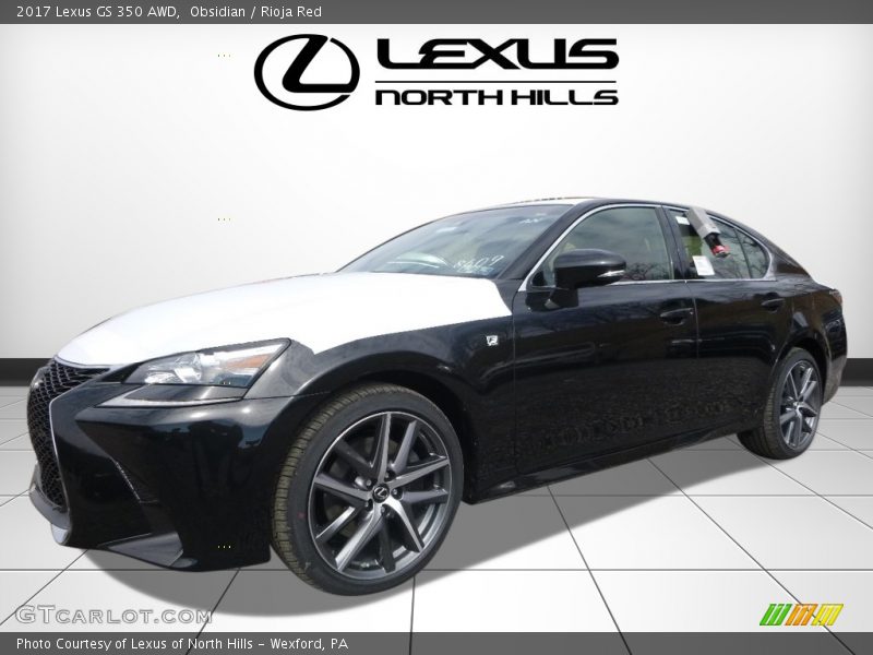 Obsidian / Rioja Red 2017 Lexus GS 350 AWD