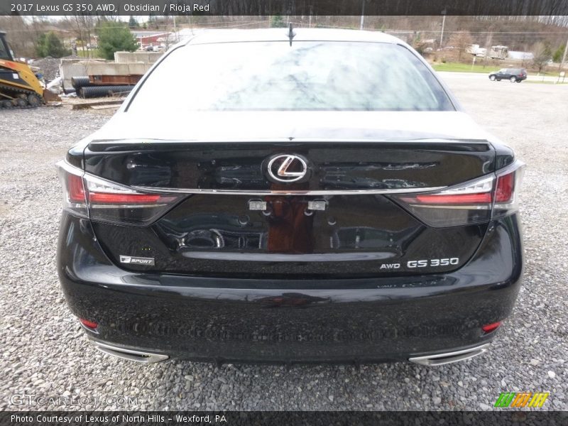 Obsidian / Rioja Red 2017 Lexus GS 350 AWD