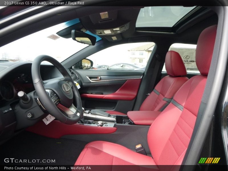 Obsidian / Rioja Red 2017 Lexus GS 350 AWD