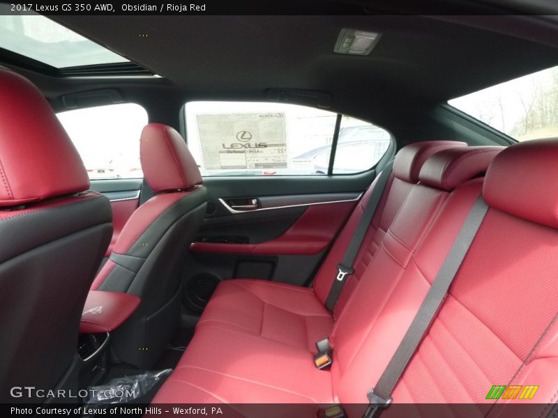 Obsidian / Rioja Red 2017 Lexus GS 350 AWD