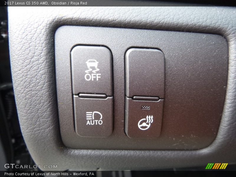 Obsidian / Rioja Red 2017 Lexus GS 350 AWD