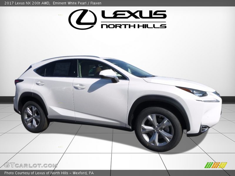 Eminent White Pearl / Flaxen 2017 Lexus NX 200t AWD