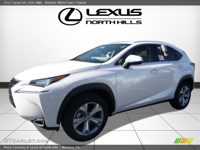 Eminent White Pearl / Flaxen 2017 Lexus NX 200t AWD