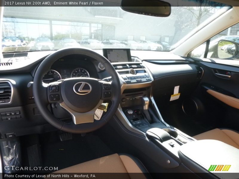 Eminent White Pearl / Flaxen 2017 Lexus NX 200t AWD